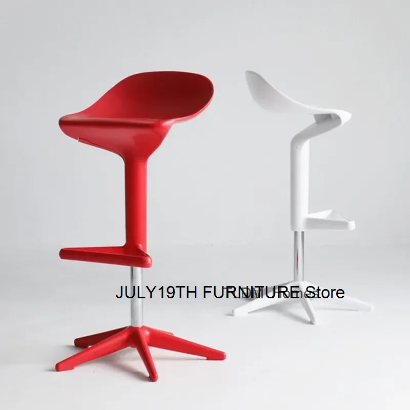 Modern Simple European Swivel Bar Stool Front Cashier High Stool Fashion Bar Counter Chairs Lift High Chair Stools