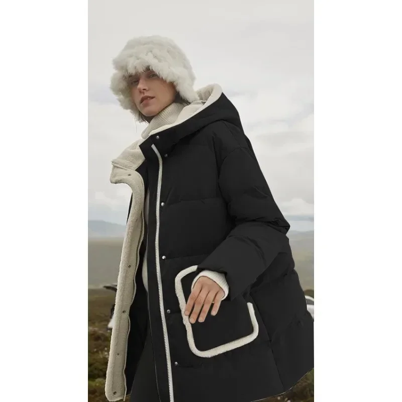 

Womens Thick Winter Cotton Puffer Coat Short Warm Fashionable Down 2025Jacket