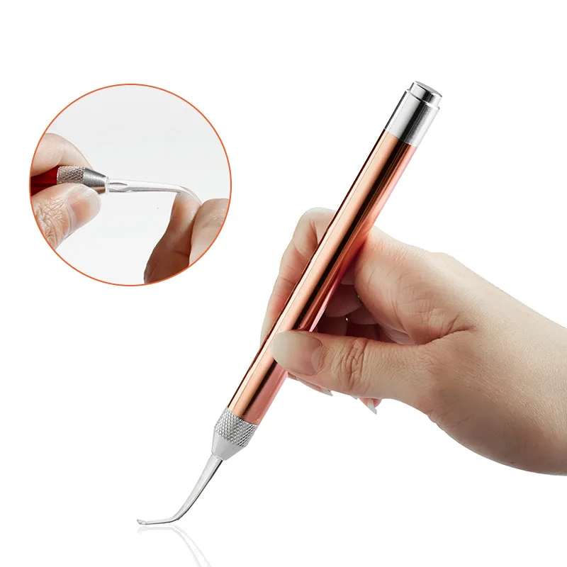 Lighted Ear Cleaner Portable Ear Wax Removal Tool 2 Sides Digging Heads Electric Luminous Earwax Pick