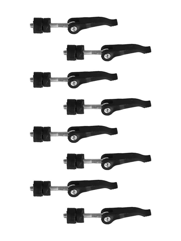 8-pacote alça botão porca parafuso mão parafuso de ajuste de imprensa rápida alça peças de reposição porca parafuso para cortador de grama