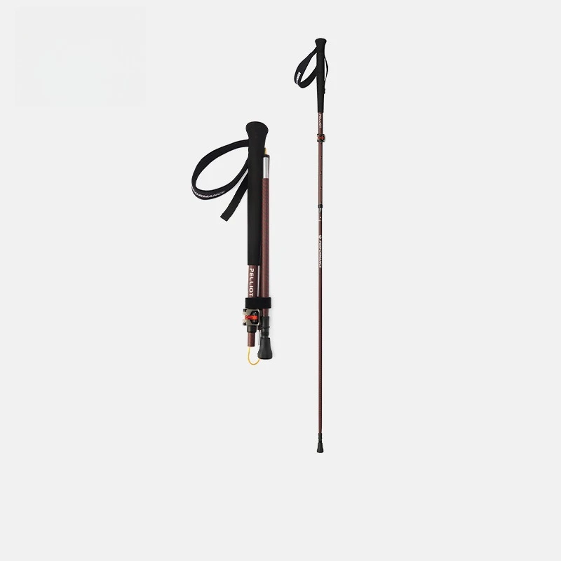 24K carbon fiber folding mountaineering pole compression resistance