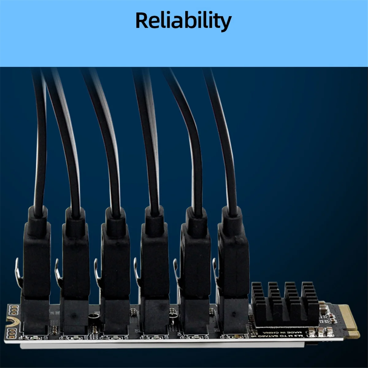 M.2 NVME PCI-E PCIE X4 X8 X16-6 포트 3.0 SATA 어댑터 카드 라이저, ASM1166 섀시 서버 PC 컴퓨터 확장 카드