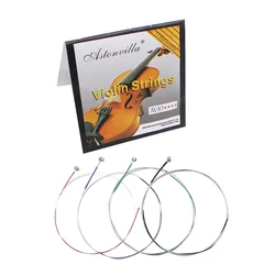 4 Stks/set Viool String Rvs Gemerceriseerde String Duitse Zilveren Wond String Instrument Vervanging Accessoires