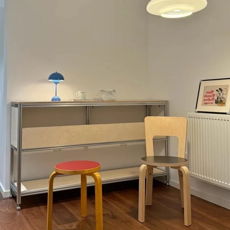 Simple modern aluminum profile marine panel storage cabinet coffee side module cabinet study locker locker