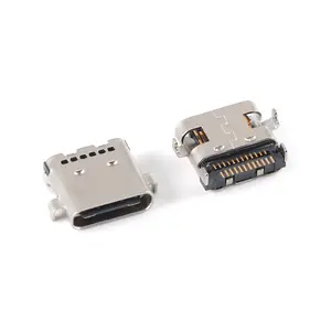 Bilashmart 5 BackShell Type c 24p USB C Charging Port Socket Connector Usb Jack Lenovo T480 T580 L480 L580 L490