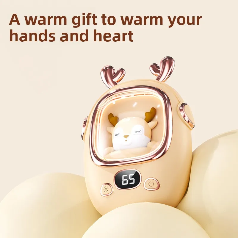 

Cute Pet USB Electric Hand Warmer 3000mah Portable Mini Power Bank Winter Gift For Students Waterless Hot Water Bag