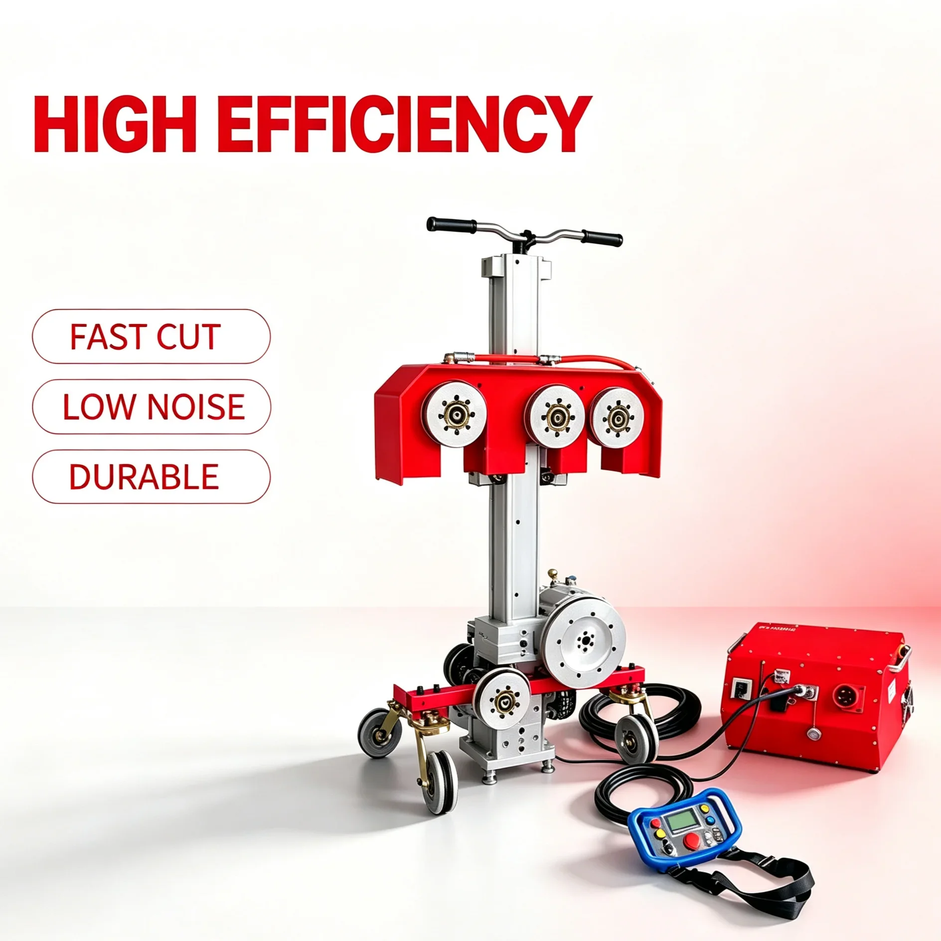 High Quality Electric Concrete  Wire Saw Cutting Machine Diamond Wire Rope Saw for Stone Cutting