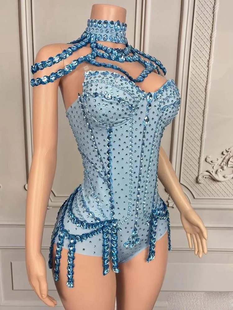 جودة عالية الساخن ختم ملصق مثير معلقة الرقبة بذلة مرنة 2025 موضة جديدة مخصصة الملابس النسائية