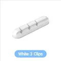 3 Clips White