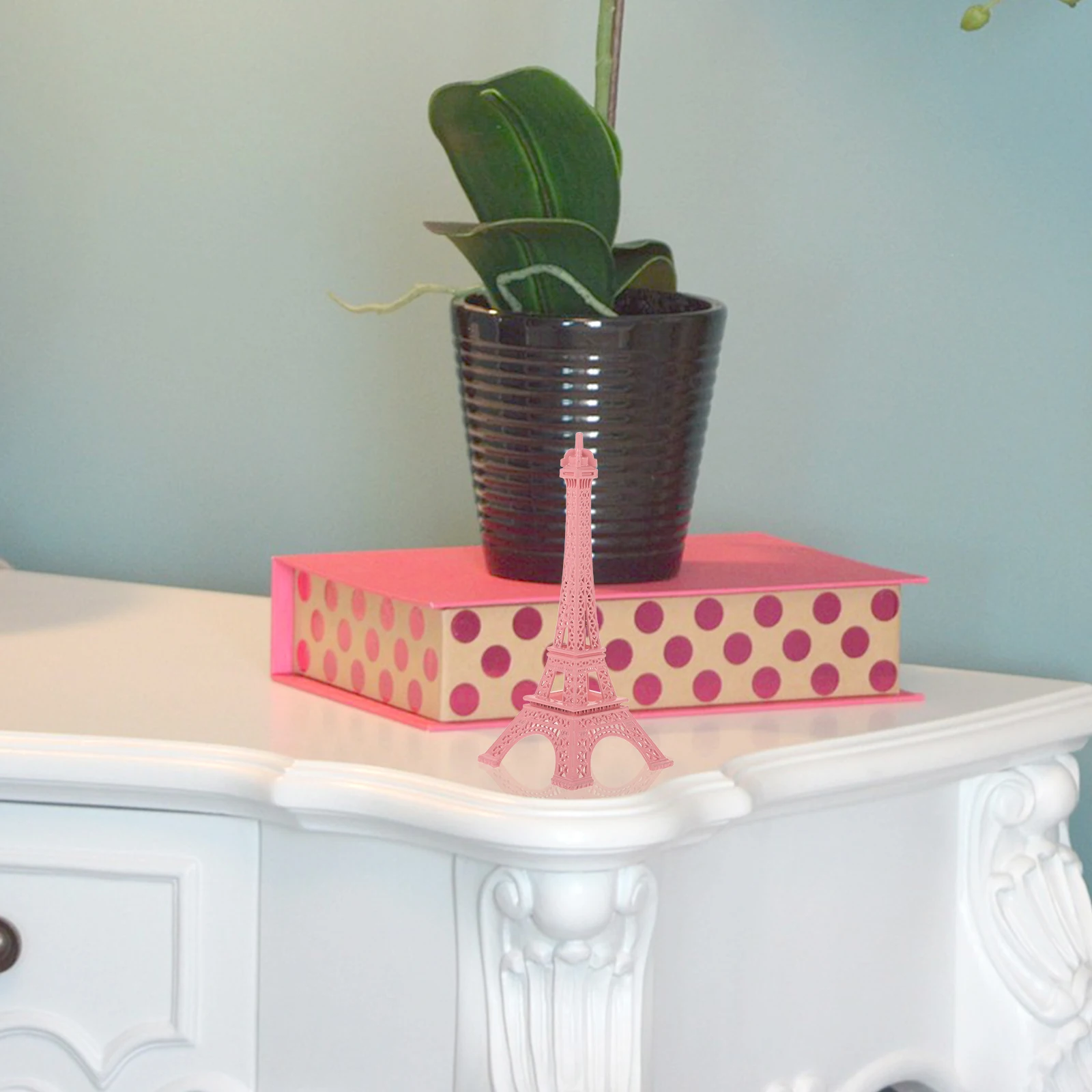 

Eiffel Tower Decoration Zinc Alloy Craft Desktop Ornament For Home Office French Party Decor Travel Souvenir Gift Metal