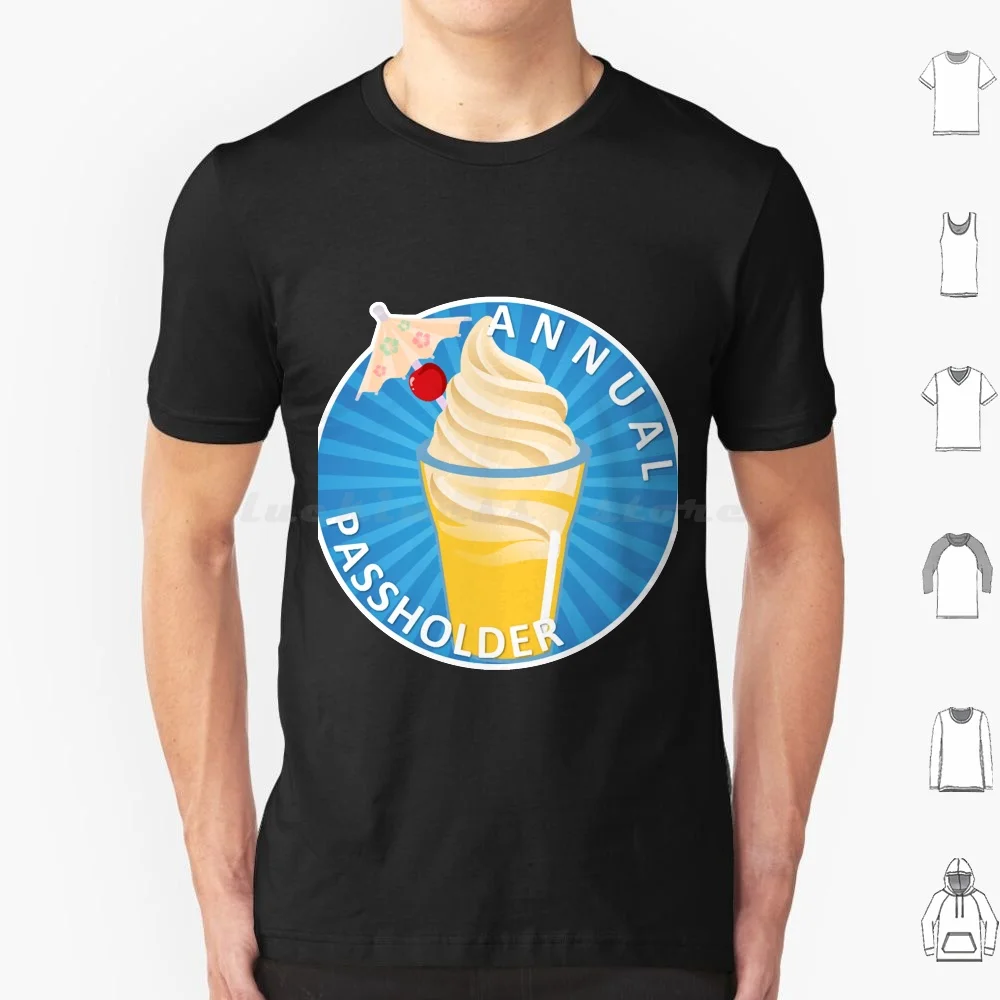 

Whip Passholder T Shirt Cotton Men Women DIY Print Dole Whip Float Adventureland Magic Kingdom Snacks Dole Whip