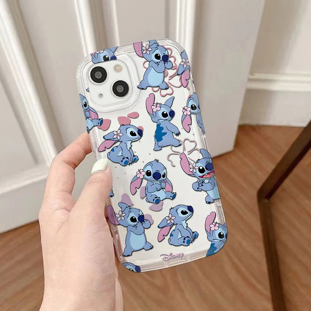 Cartoon Stitchs 2025 Lovely Phone Case for Oppo Realme C55 C53 C35 C33 C30 10 9 9i 8 Narzo 50 Pro Plus 4G 5G Couple Clear