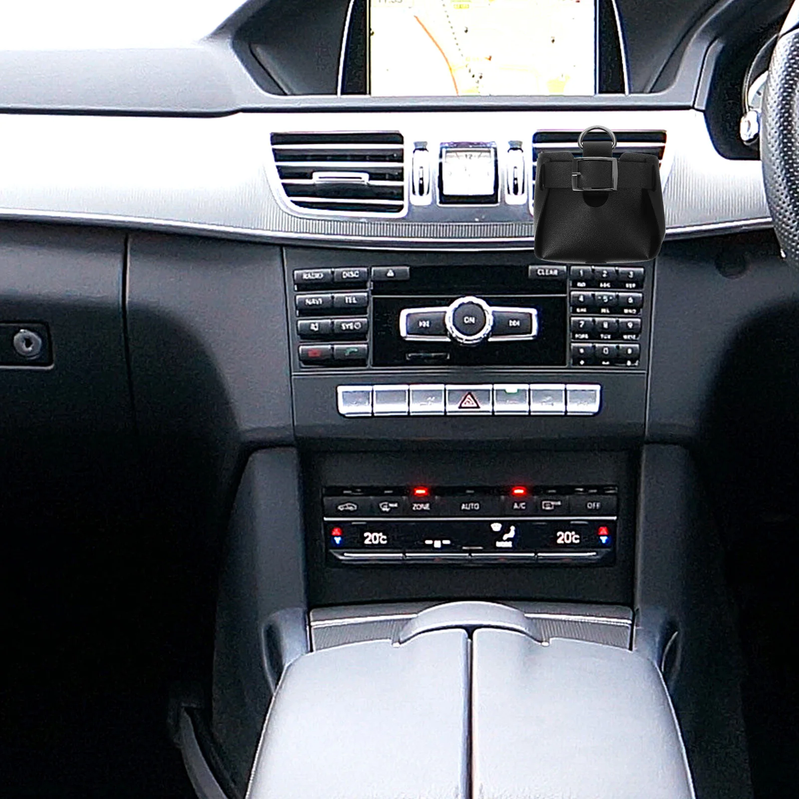 

Car Storage Holder Multifunctional Car Air Vent Storage Organizer Pouch Hanging Case for Phone Key Coin Card Sunglass