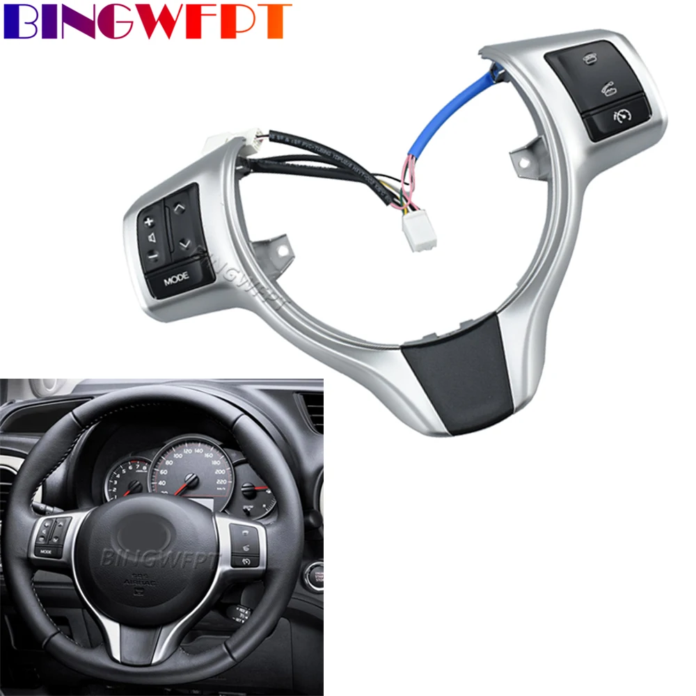 

NEW Auto Steering Wheel For Toyota Vitz / Yaris Buttons Switch Bluetooth Phone For Toyota Yaris 2012-2017 Verso-S 2012 2013 2014