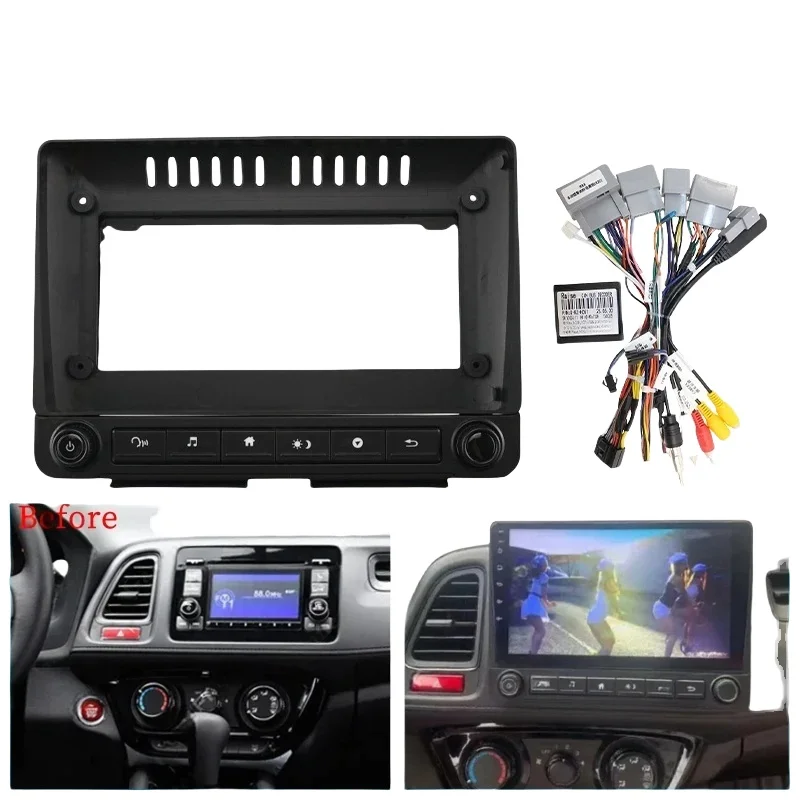 

"For Honda Vezel XRV 2013-2018 - 9" Touchscreen Dash w/ CANBUS Box"