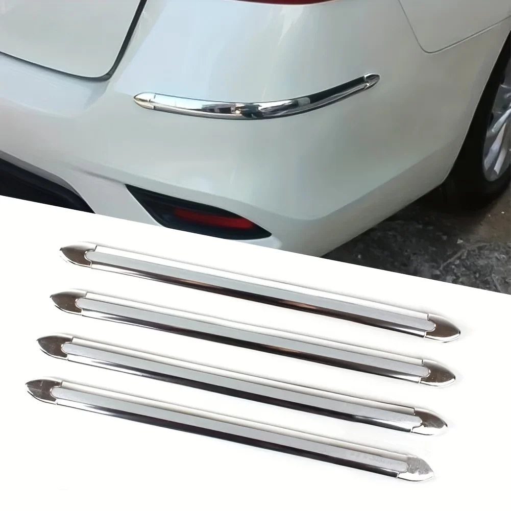 2 Pcs Car Edge Anti-Collision Strip, Bumper Protective Guard, Anti-Scratch Anti-Rub Strip for Car Styling