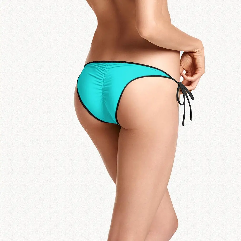 Mixer Cheeky Bikini Bottoms Thong Sexy girl Swimsuit Vintage Swimwear Bow Brand Biquini Women  Bikinis Bottom