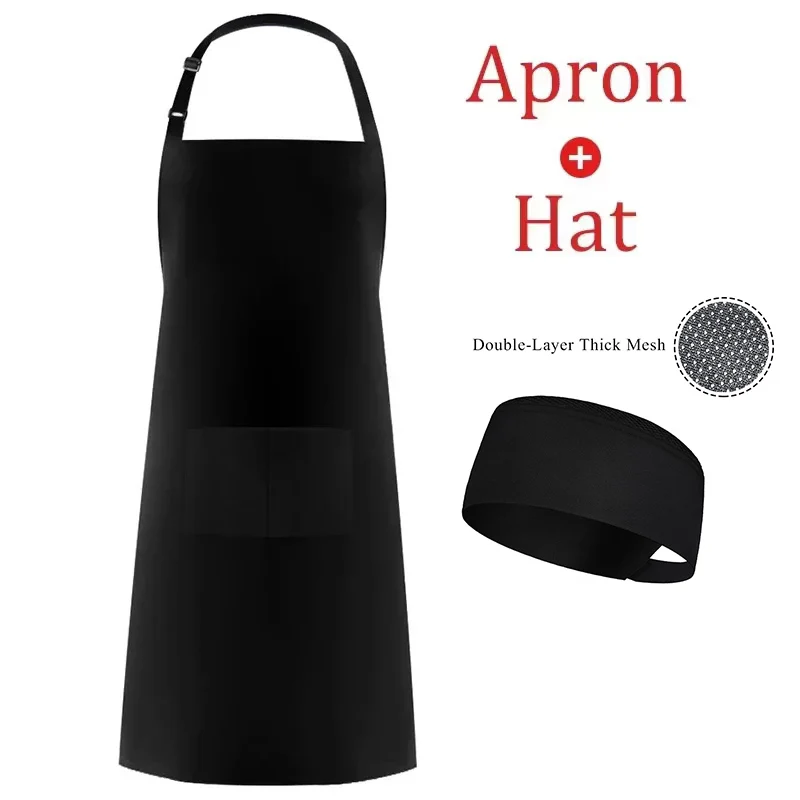 Odzież robocza dla gastronomii, fartuch kucharski, czapka kucharska, fartuch do gotowania, fartuch roboczy dla szefa kuchni w restauracji, fartuch do piekarni, fartuch roboczy dla kelnera/kelnerki w kawiarni, uniform roboczy.