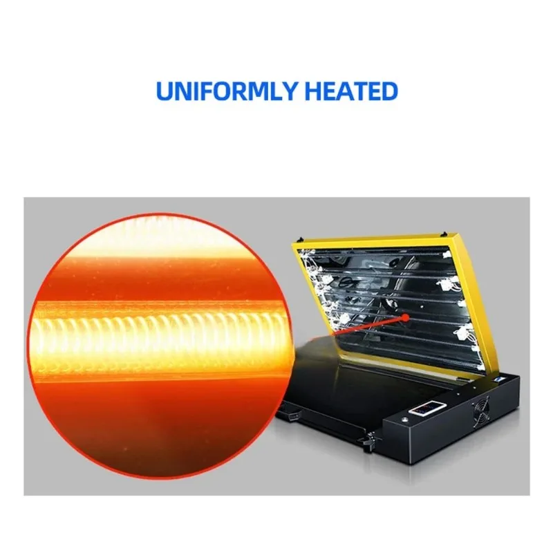 A2 Size  Oven Dryer with Temperature Control A3 A4  Oven Curing Heater  Transfer Hot Melt Powder Oven for  Printer