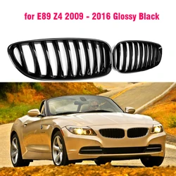 Front Center Grille Grills Gloss Black for BMW E89 Z4 sDrive20i sDrive28i sDrive35is sDrive30i sDrive23i 2009-2016 Car styling