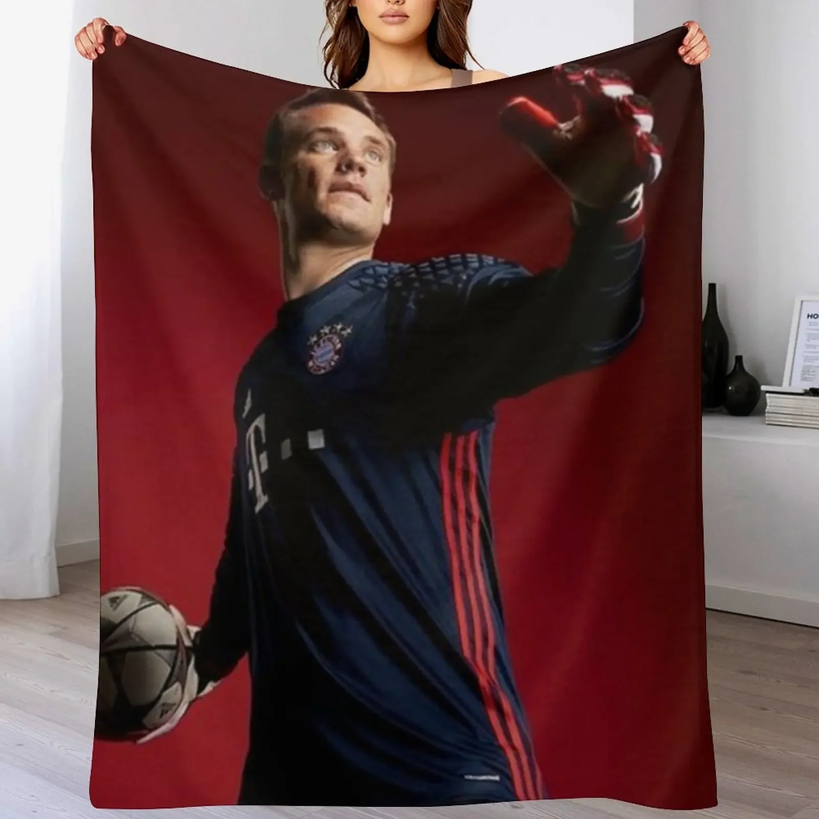 

Manuel Neuer Throw Blanket christmas gifts Decorative Sofas Summer Beddings Soft Blankets