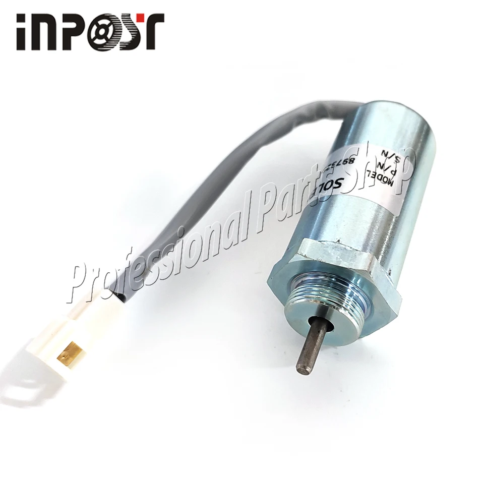 12V 897329-5680 MV1-81 Fuel Shut off Solenoid For Hitachi EX50U