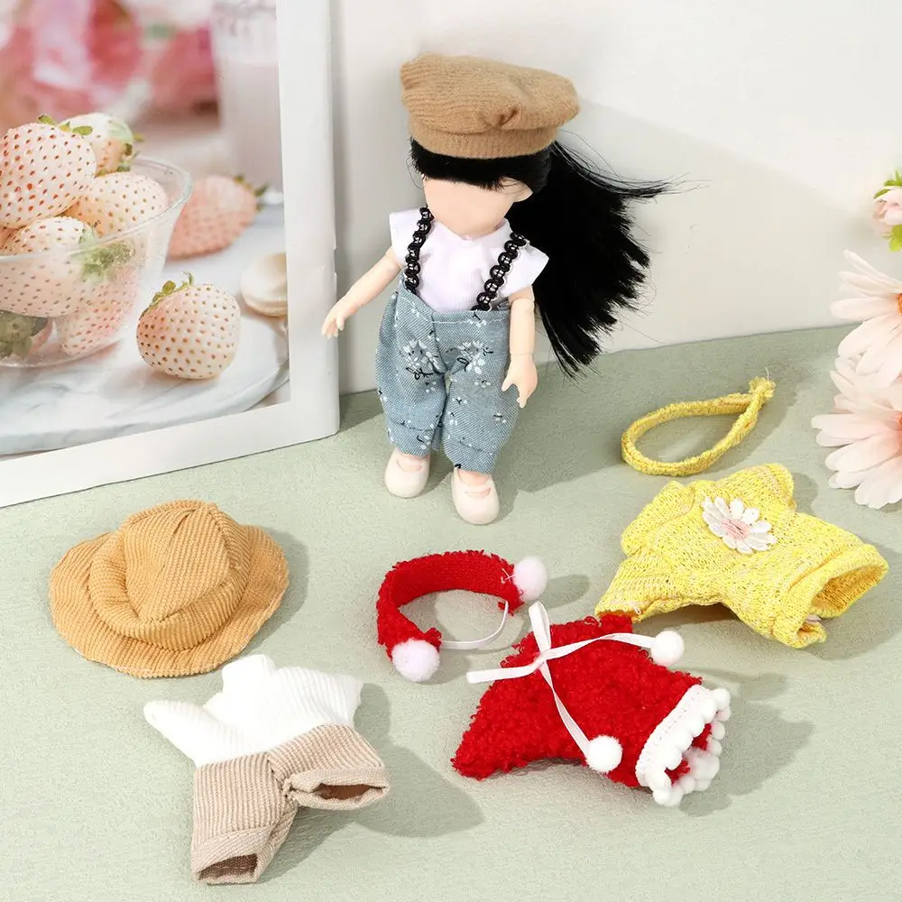 1/8 Bjd Doll Accessories Fabric Doll Supplies 16~17cm Dolls Dress Summer Toys Clothes Toys Lace Skirt