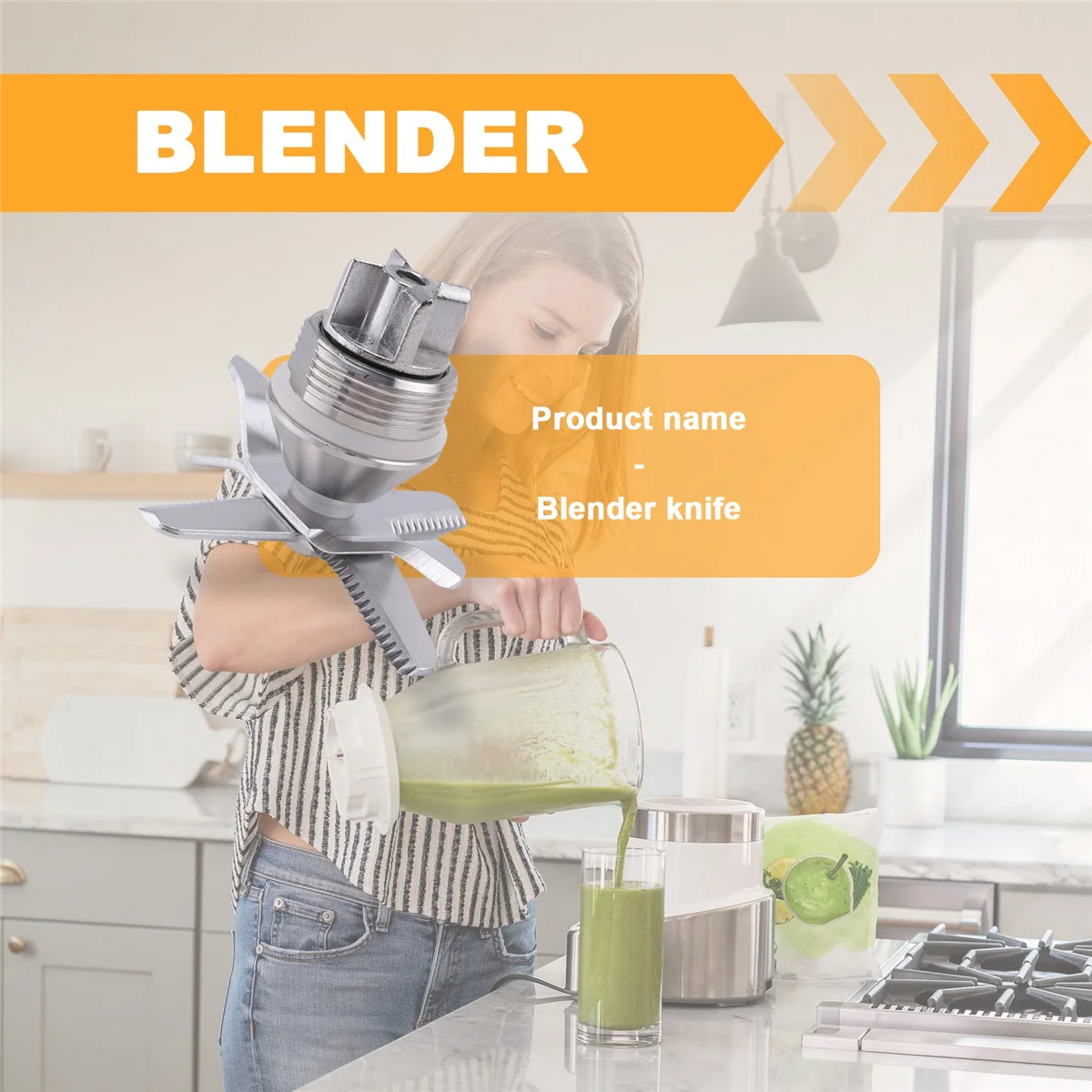 popular Blender KP-767 KS-767 KX-767 KS-767II Blade Assembly Blender Knife for Blender Juicer Parts Accessories