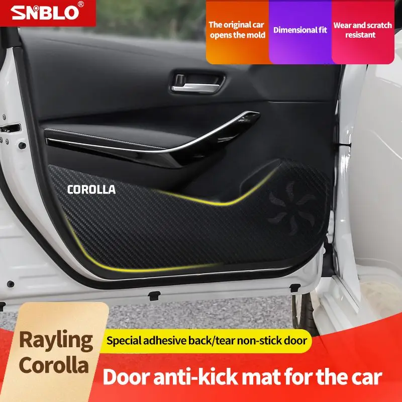 

Applicable To 2019 Toyota Corolla Levin Door Sill Scuff Plate, Anti-Scratch Interior Protection Sticker Modification Parts