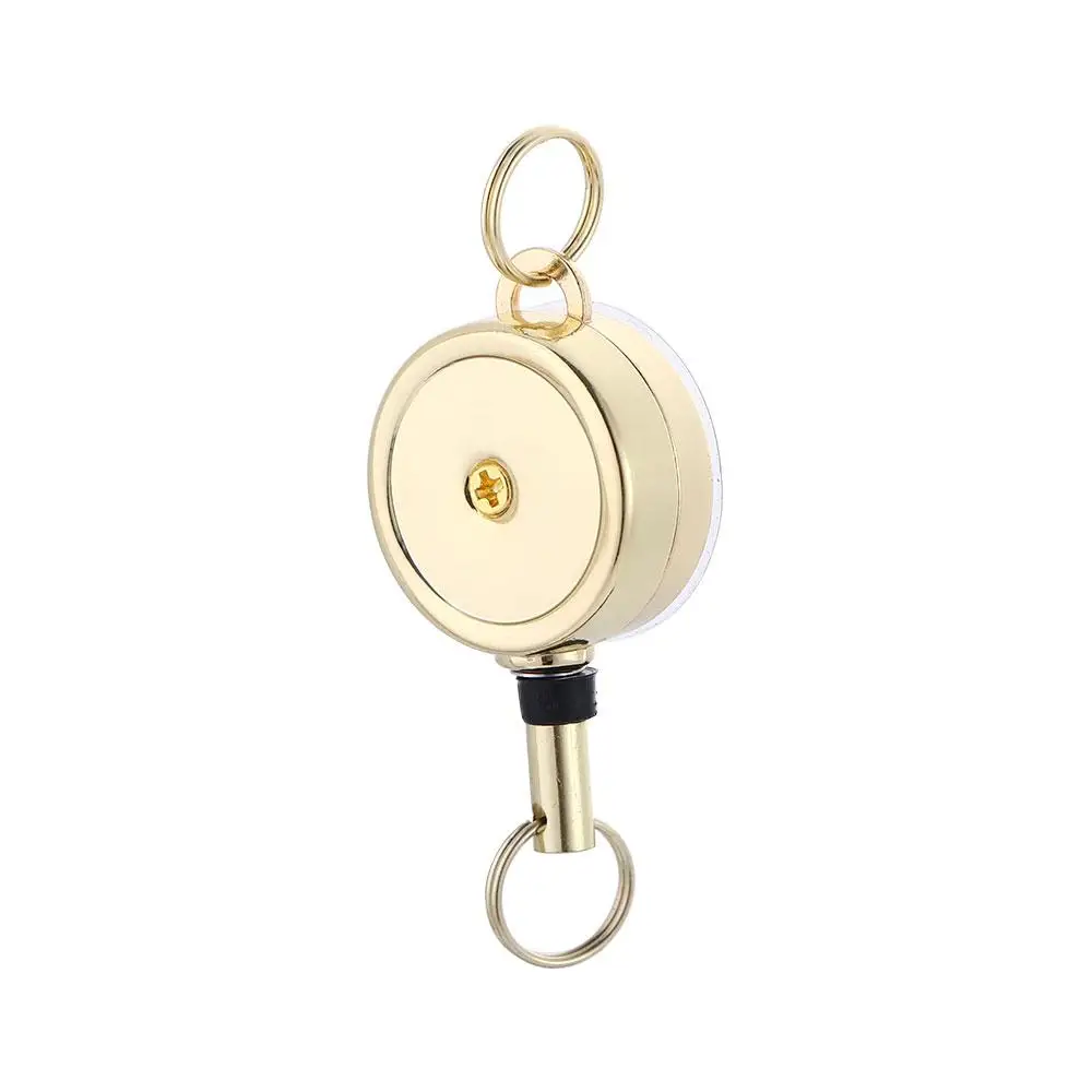 1PCS Mini ID Lanyard Anti-Lost Organizer Key Ring Badge Reel Clip ID Card Holder Badge Holder Key Chain