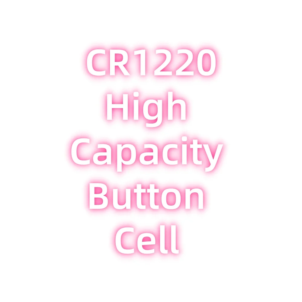 CR1220 Lithium Coin Cell Battery 3V High Capacity Button Cell for Watch Calculator Healthcare Devices 10-50PCS