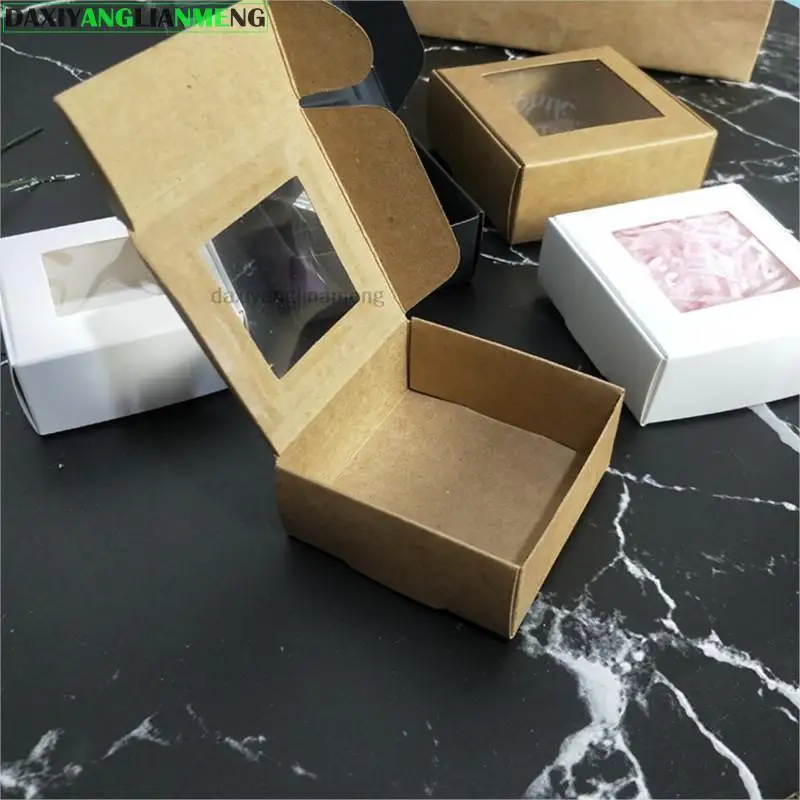 

Kraft Cookie Boxes with PVC Window - Perfect for Wedding & Christmas Gifts