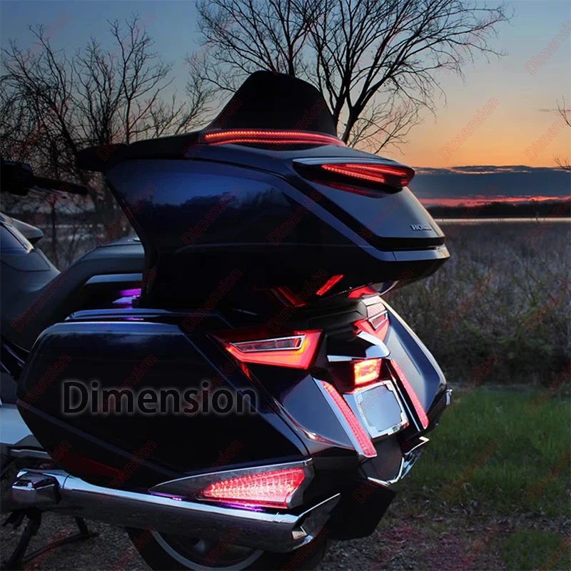 Turn Signal Gold Wing 1800 Motorcycle LED Reflctor Replacement Light Rear Saddlebag Accents Lights For Honda Goldwing GL1800 F6B