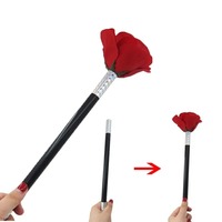 Stick To Rose / Flower Magic Tricks Flowers Close Up Street Stage Magic Props Magie Illusion Gimmicks Props Accessories