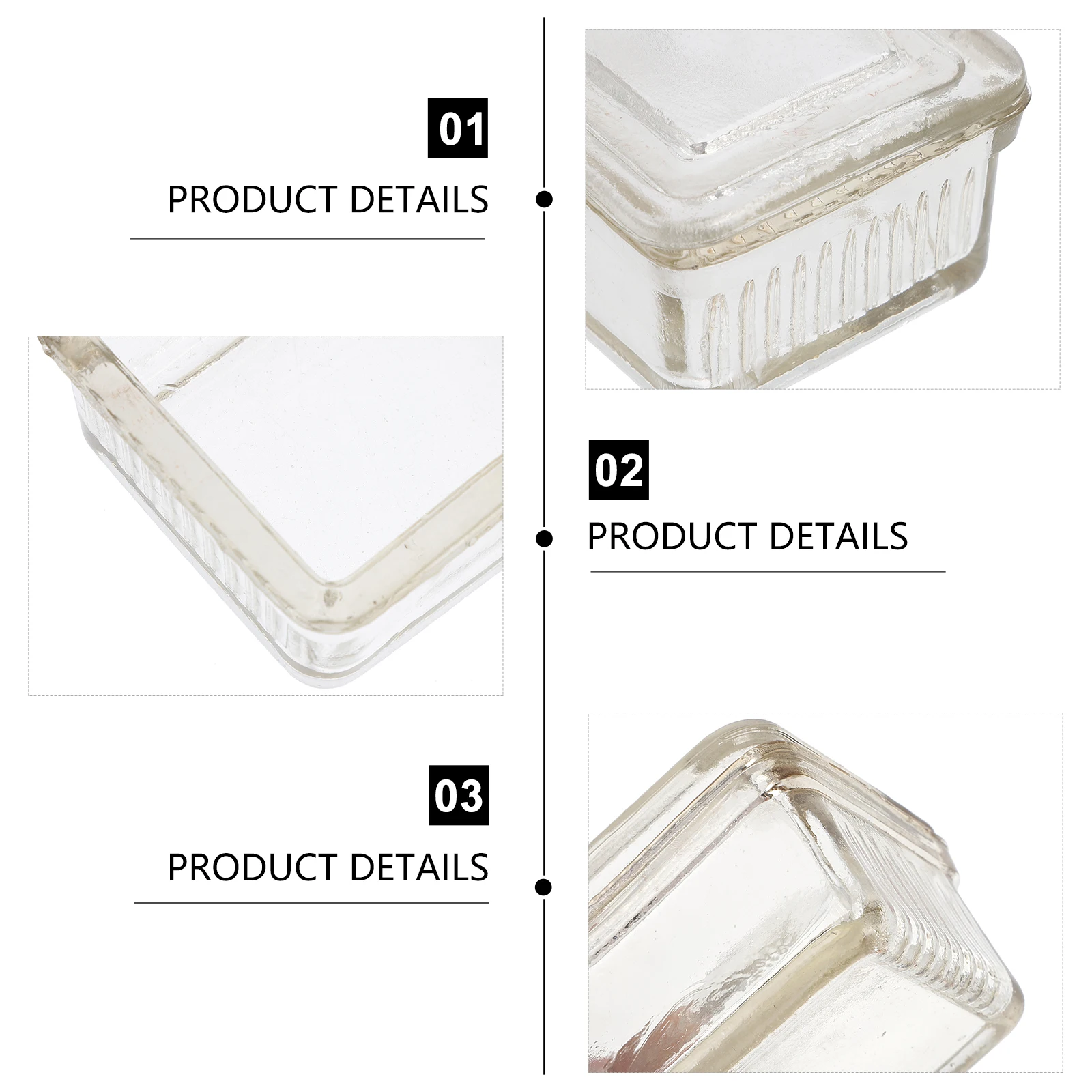 Горизонтальный резервуар для окрашивания, лабораторное оборудование, стеклянная банка для окрашивания из медина с крышкой, поднос с винтовой крышкой для направляющих банок