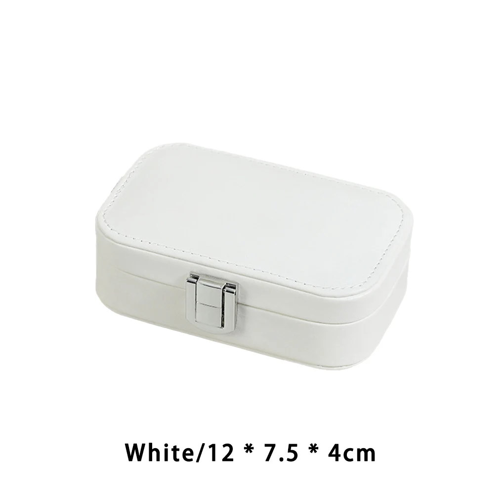 Чехол для ювелирных изделий, портативный держатель для сережек, украшение, ожерелье, бледное