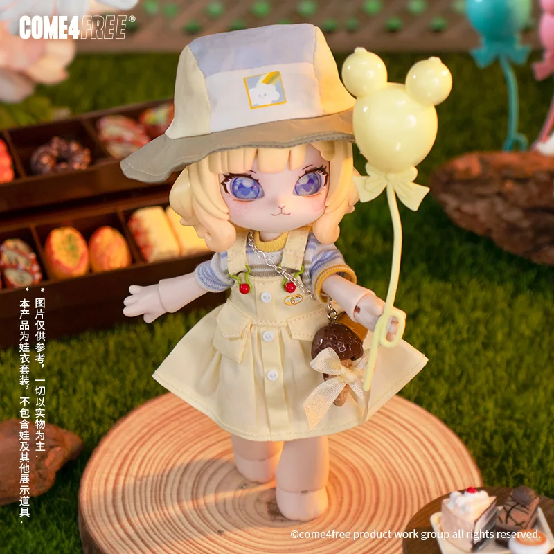 

Cloudy To Sweet Girl Clothes Dress Doll Outfit Set Come4free12 Series Daily Life Bjd Dolls Accessories Toys And Hobbies