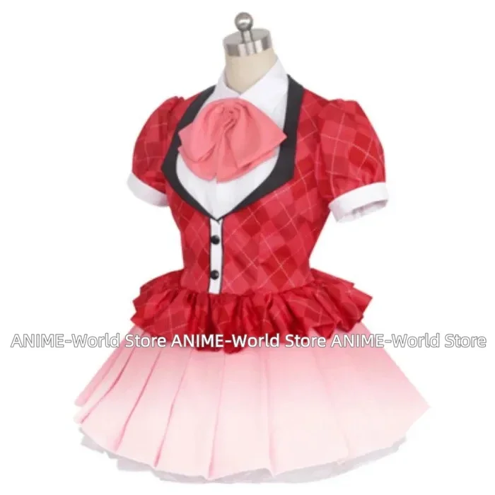 Anime Zombieland Saga Minamoto Sakura Idol Outfits Dress Cosplay Costume Full Set Cosplay Wig