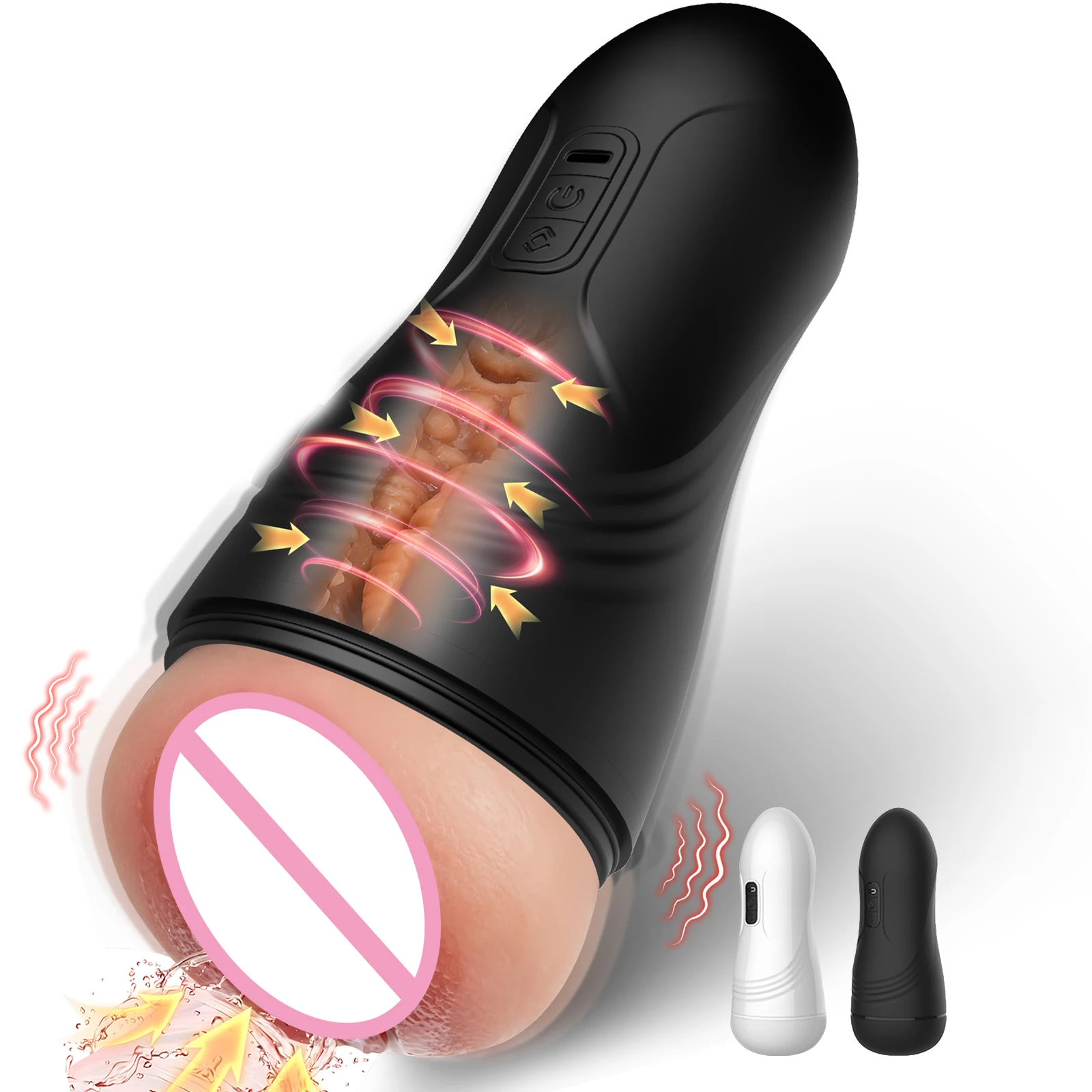 Automatic Male Mastubator Blowjob Vibration Machine Real Vaginia Pocket Pussy Penis Oral Masturbation Cup Adult Sex Toy for Man