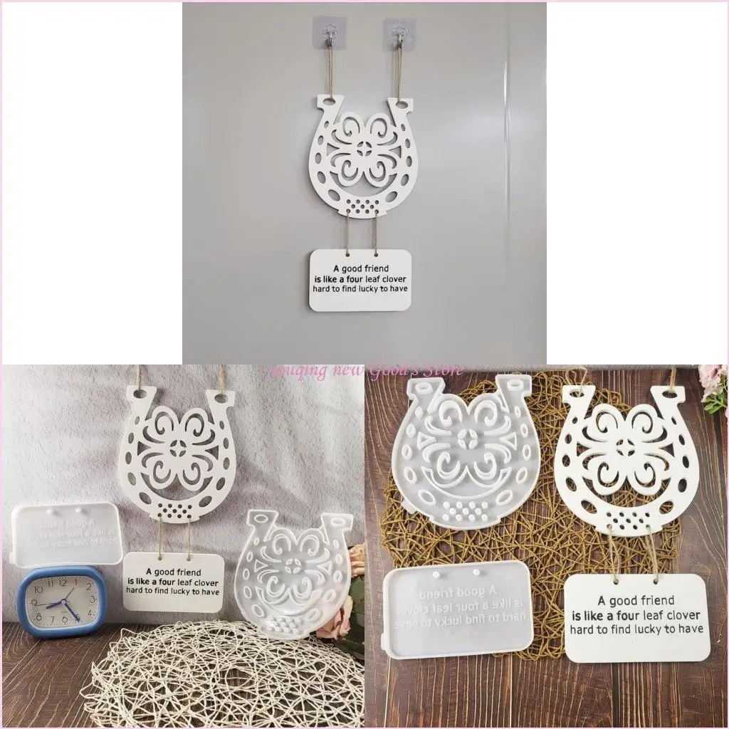 

57QA Flexible Silicone Mold for Decorative Door Plate Practical Jewelry Making Tool