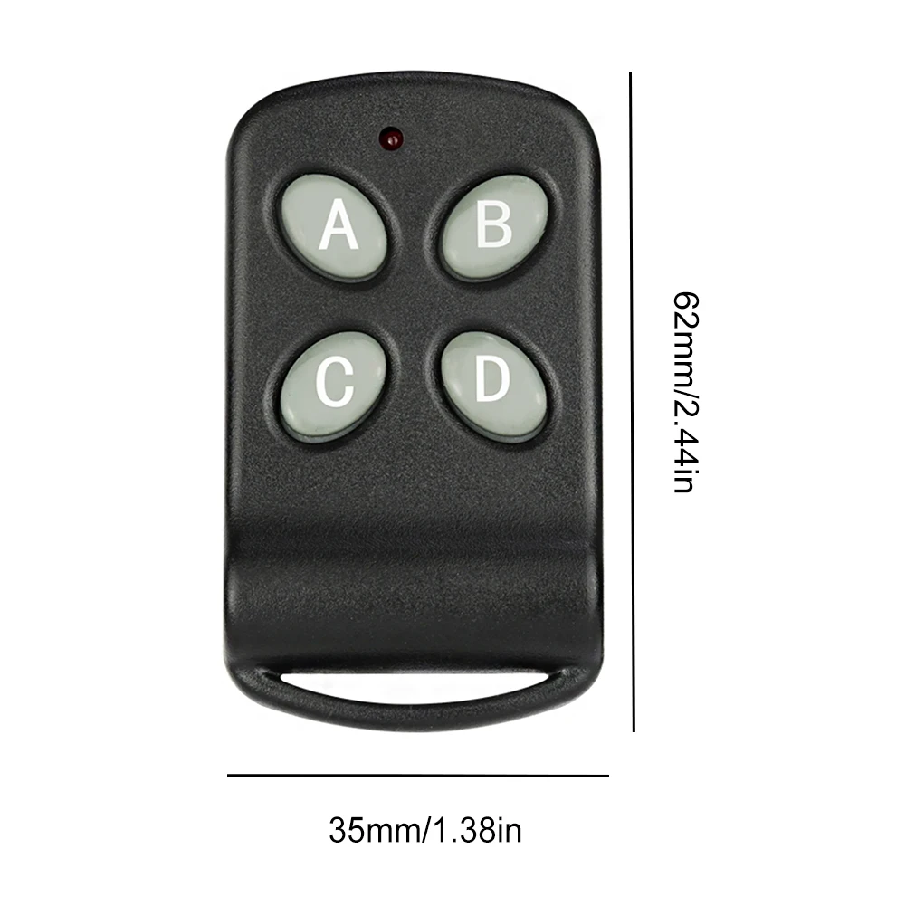 315/433MHz RF Remote Control Mini Copy Duplicator Key Butterfly 4 Button for Electric Garage Door