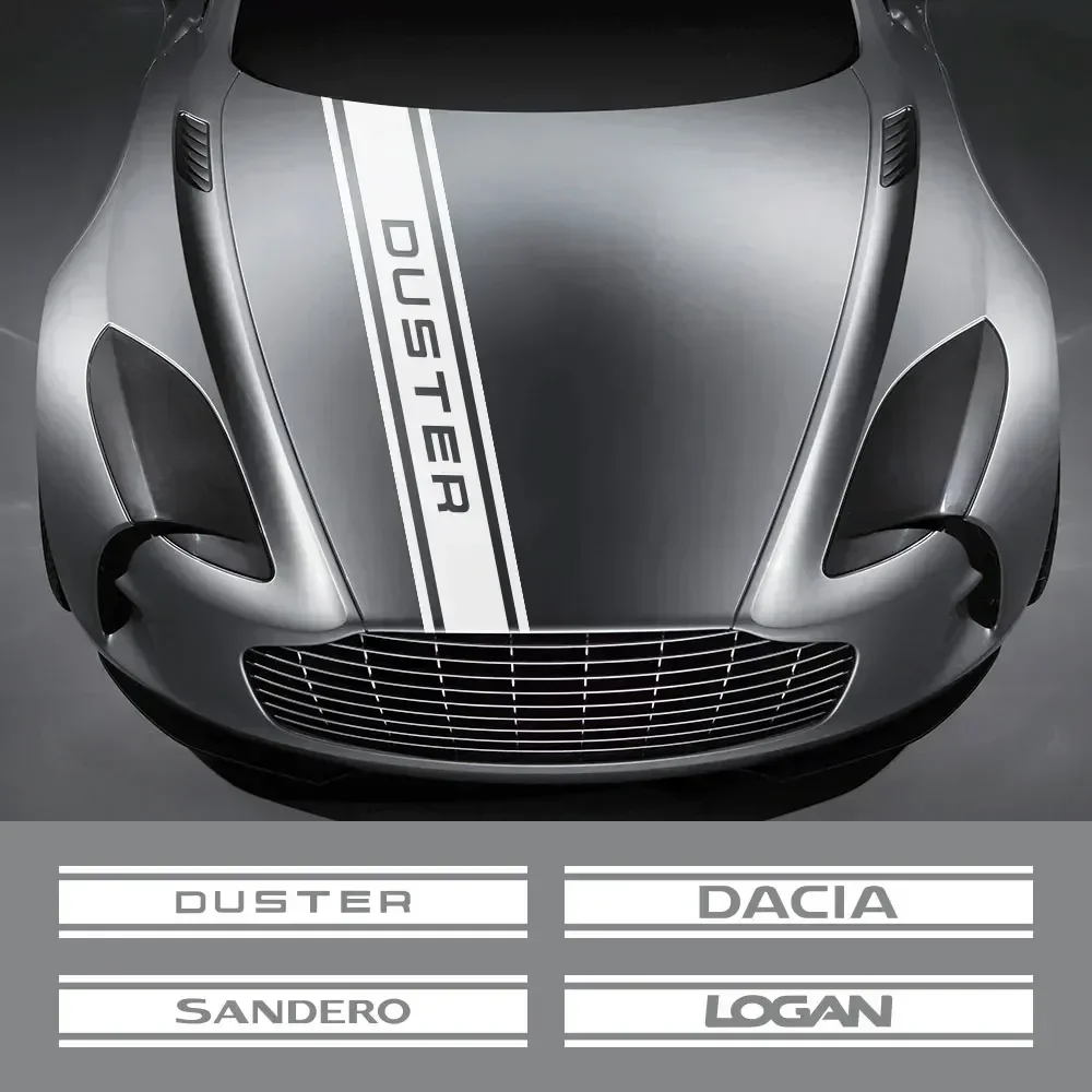 جديد شريط غطاء السيارة يغطي ملصق حائط من الفينيل رئيس ملصق مزخرفة ل داسيا داستر لودجي لوجان سانديرو اكسسوارات السيارات 130 سنتيمتر X 20 سنتيمتر #4