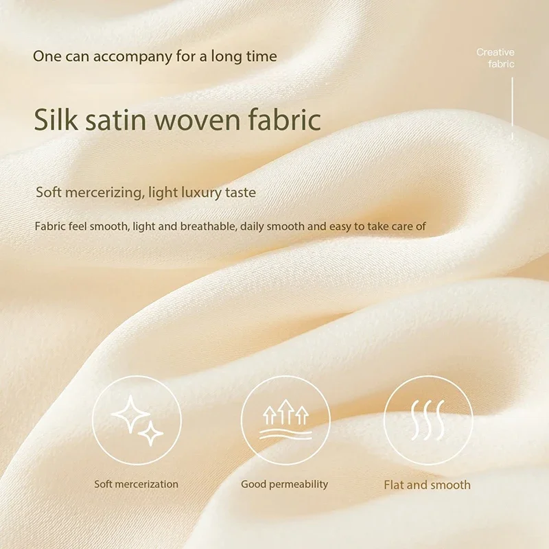 SENTUBILA Elegant Satin Blouse Women 2025 Spring Fall Chiffon Hollow Out Tassel O Neck Chinese Style Woman Tops 143V58117X