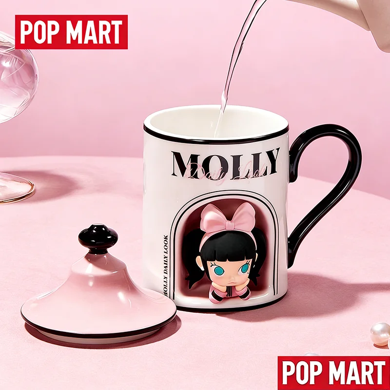 

POPMART MOLLY Daily Look Series Ceramic Cup Periphery Cup Water Cup Insulated Cup