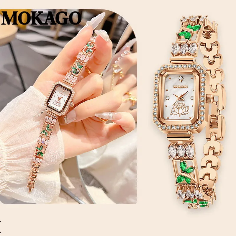 Women Watches Simulated Pearl Luxury Fashion Elegant Wrist Band Bracelet Jewelry Gifts Lady crystal Watches Universal Charms