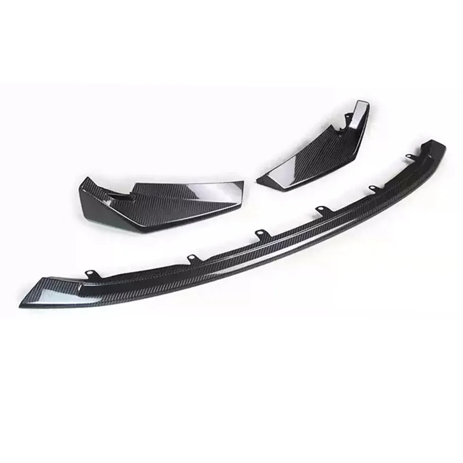 For BMW M3 G80 M4 G82 G83 Carbon Fiber Front lip Car Front Bumper Diverter Spoiler Diffuser chin CSL Style upgraded body kit