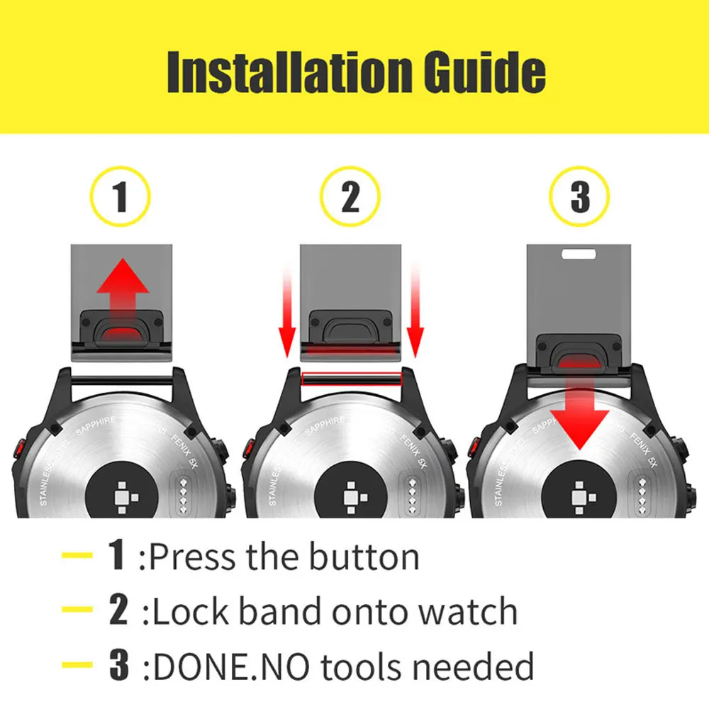 26 22 20mm Silicone Watchband For Garmin Fenix 7X 7 7S Pro 6X 6 6X Easyfit Wristband Fenix 5 5X 5S Plus Straps Smartwatch Belt