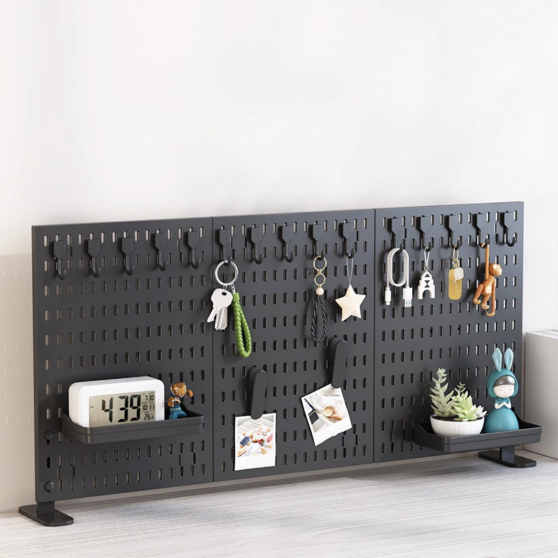 

Desktop Storage Pegboard For Office And Home Use, Equipped With Various Accessories, Freely Combinable For Decoration.