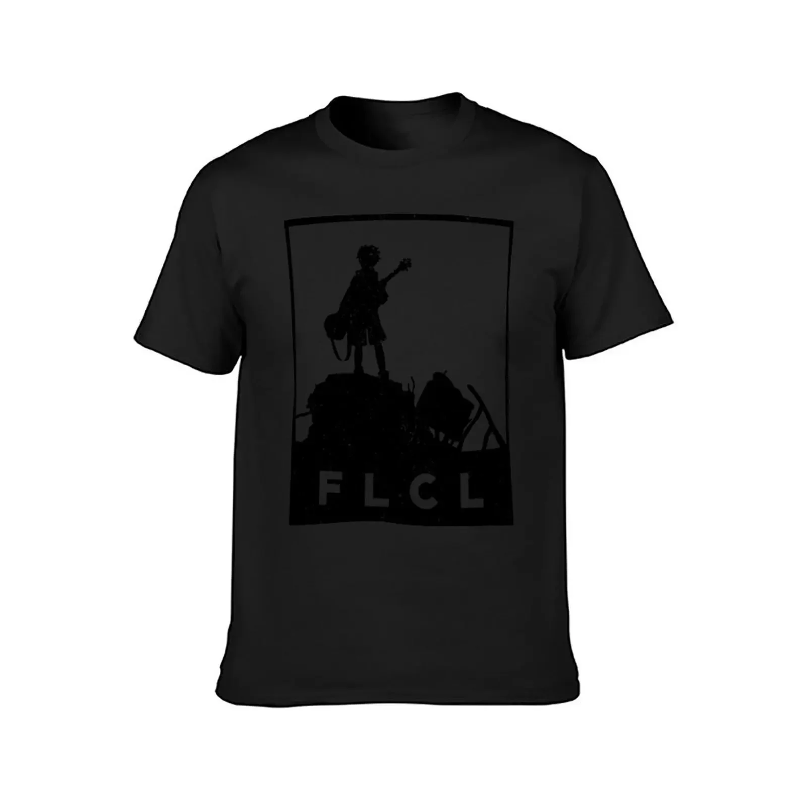 F L C L Black T-Shirt baggy shirts cute clothes kawaii clothes aesthetic clothes oversized t shirts for men