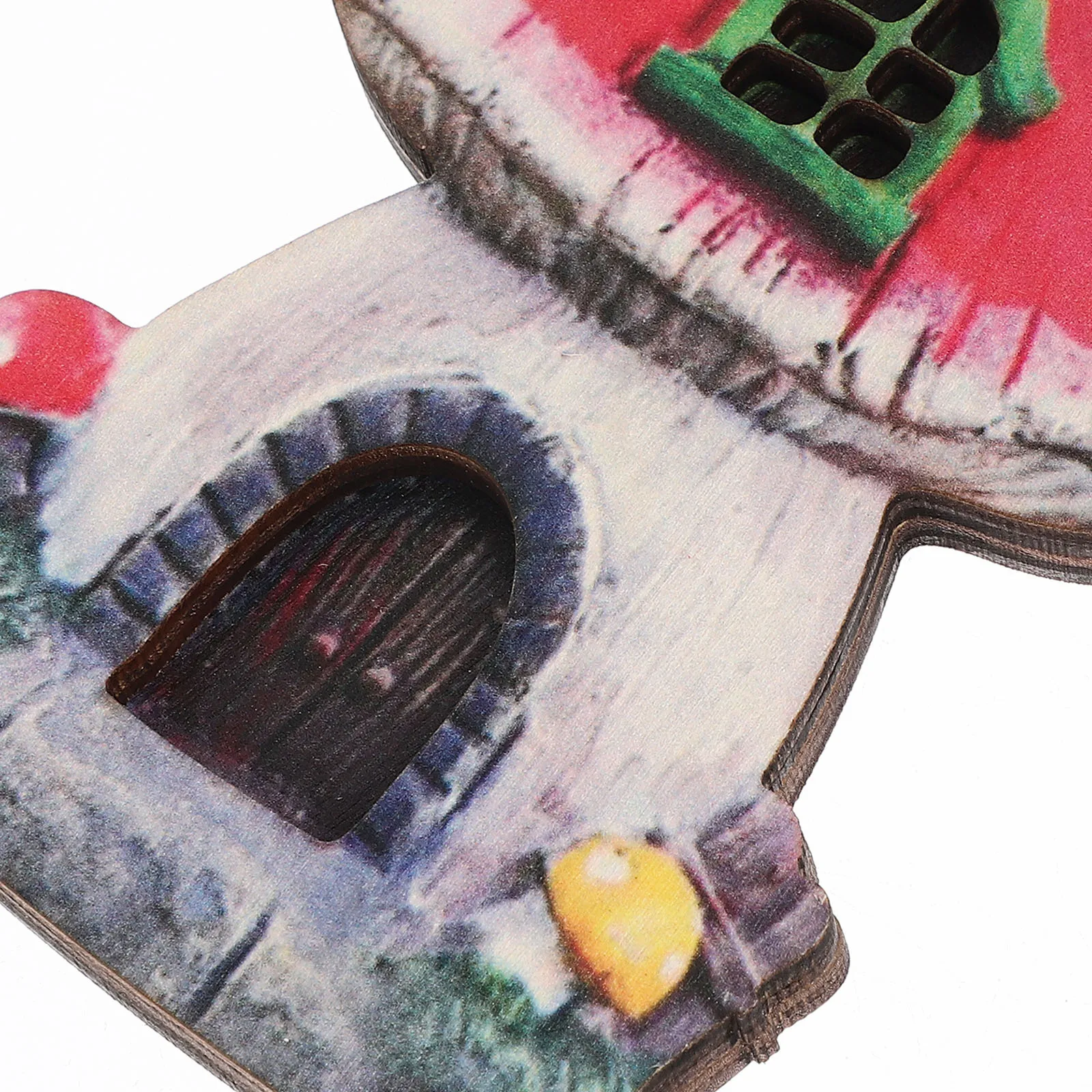 

3pcs Wooden Fairy Garden Decorations Tree Stump Ornament Miniature Elf Door For Yard Small Wood Craft Door Fairy Tale Decoration